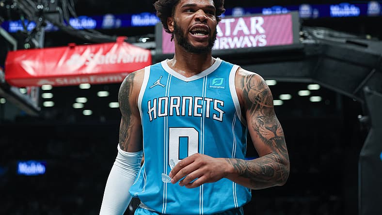 NBA: Charlotte Hornets at Brooklyn Nets