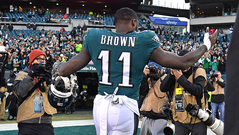 nfl wide receiver rankings: a.j. brown, philadelphia eagles