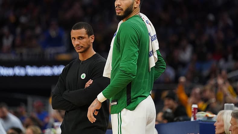 Boston Celtics forward Jayson Tatum and head coach Joe Mazzulla described the team as "disconnected" and lacking defensive identity. Mandatory Credit: Cary Edmondson-USA TODAY Sports