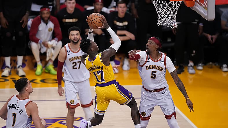 NBA: Playoffs-Denver Nuggets at Los Angeles Lakers