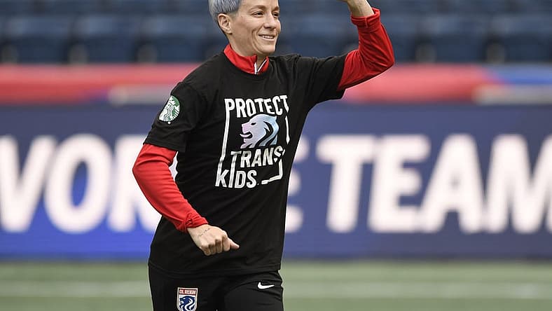 Jun 10, 2023; Seattle, Washington, USA; OL Reign forward Megan Rapinoe (15) is seen before the game against the Kansas City Current at Lumen Field. Mandatory Credit: Michael Thomas Shroyer-USA TODAY Sports