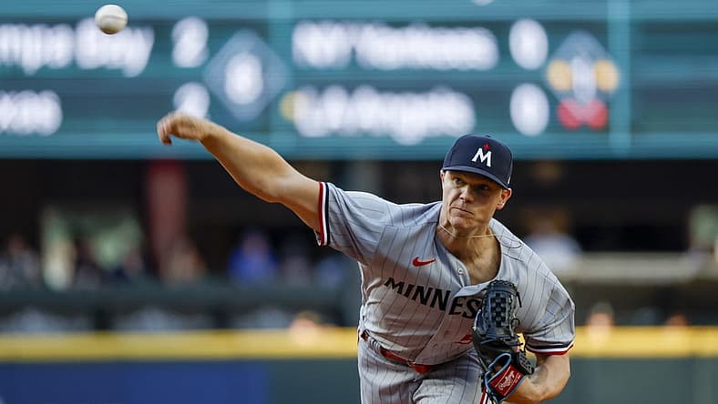 Jul 17, 2023; Seattle, Washington, USA; Minnesota Twins starting pitcher Sonny Gray (54) throws against the Seattle Mariners during the first inning at T-Mobile Park. Mandatory Credit: Joe Nicholson-USA TODAY Sports