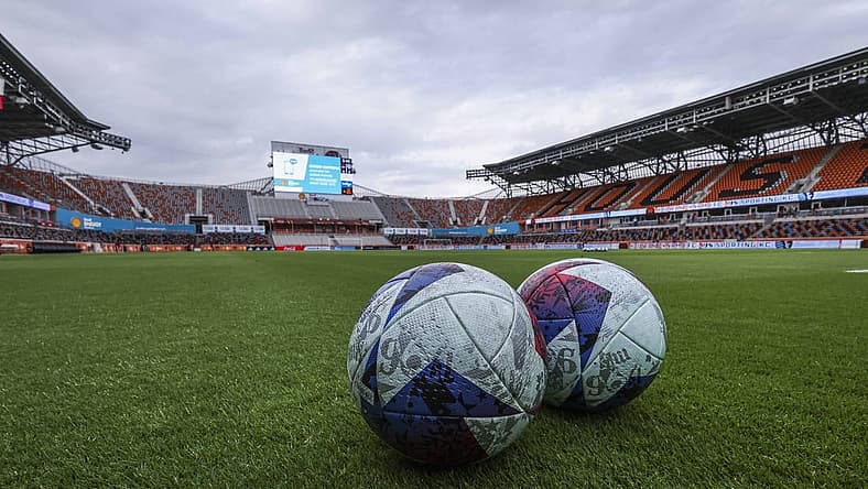 May 10, 2023; Houston, TX, USA; General view inside Shell Energy Stadium before the match between the Houston Dynamo FC and the Sporting Kansas City. Mandatory Credit: Troy Taormina-USA TODAY Sports
