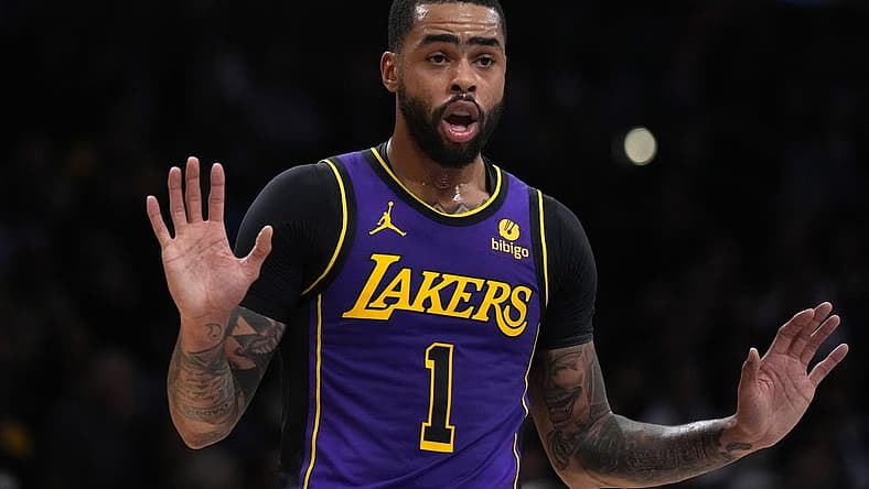 Los Angeles Lakers guard D'Angelo Russell