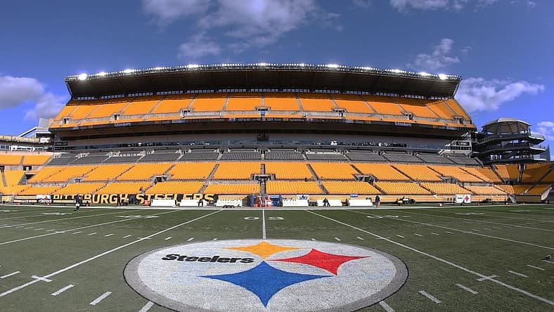 Nov 20, 2022; Pittsburgh, Pennsylvania, USA; General view of the field before the Pittsburgh Steelers host the Cincinnati Bengals at Acrisure Stadium. Mandatory Credit: Charles LeClaire-USA TODAY Sports