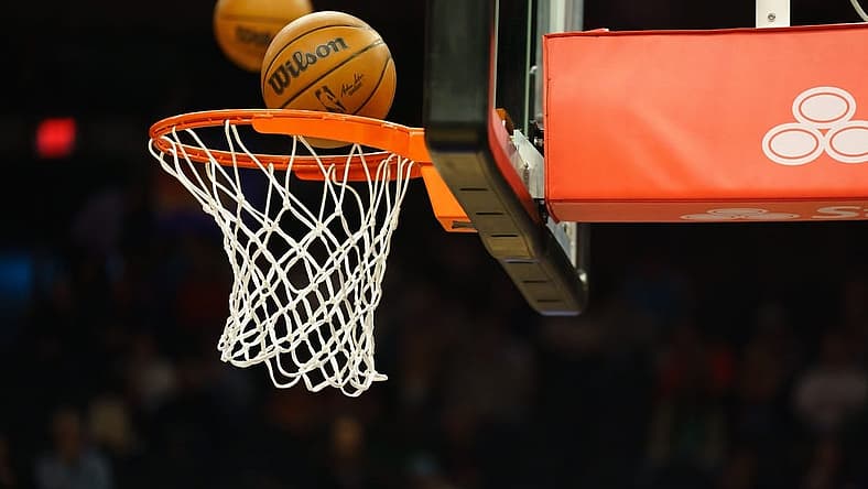 Jan 7, 2024; Phoenix, Arizona, USA; A general view of basketballs during during warm ups between the Phoenix Suns and the Memphis Grizzlies at Footprint Center. Mandatory Credit: Allan Henry-USA TODAY Sports
