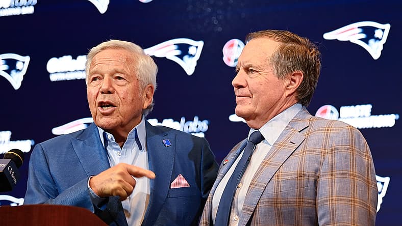 Bill Belichick, Robert Kraft, Tom Brady