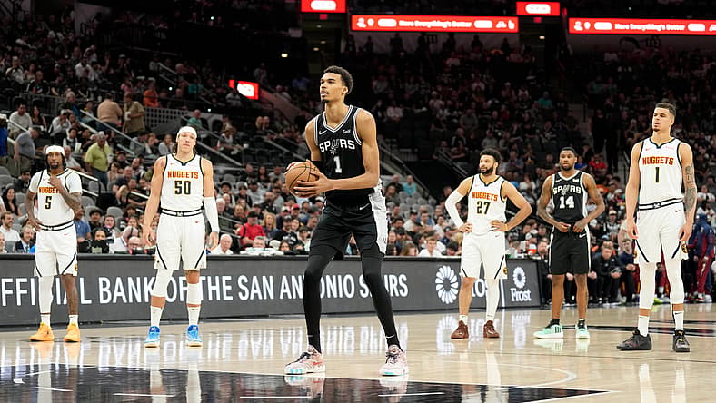 San Antonio Spurs forward Victor Wembanyama