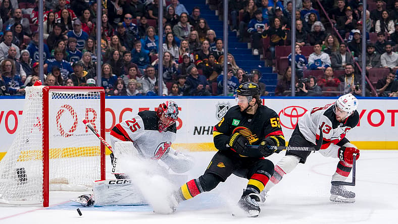 NHL: New Jersey Devils at Vancouver Canucks