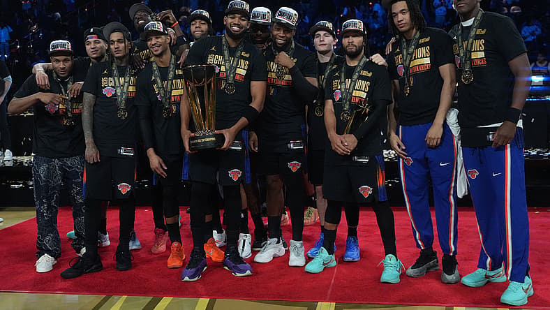 NBA: Emirates Cup Championship-San Antonio Spurs at New York Knicks