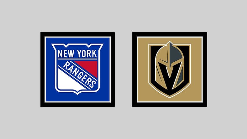 Vegas Golden Knights vs New York Rangers HOME Gameday Graphic
