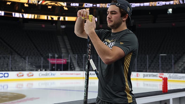 Brendan Brisson, Vegas Golden Knights (Photo- Vegas Golden Knights via Twitter)