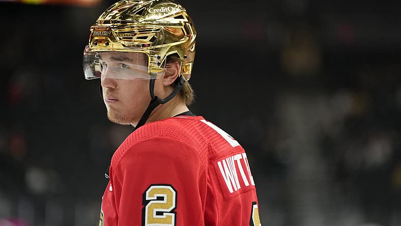 Zach Whitecloud Vegas Golden Knights first responders night jerseys (Photo- Vegas Golden Knights via Twitter)