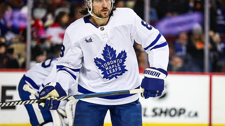 NHL: Toronto Maple Leafs at Calgary Flames