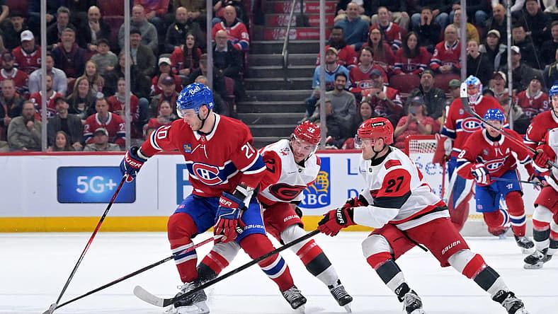 NHL: Carolina Hurricanes at Montreal Canadiens