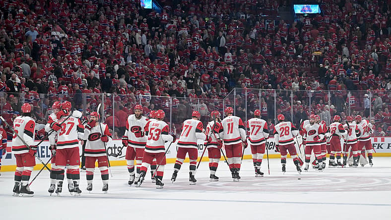 NHL: Stanley Cup Playoffs-Carolina Hurricanes at Montreal Canadiens