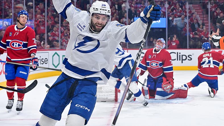 NHL: Stanley Cup Playoffs-Tampa Bay Lightning at Montreal Canadiens