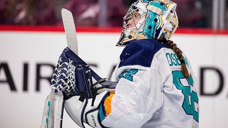New York Sirens goalie Kayle Osborne.