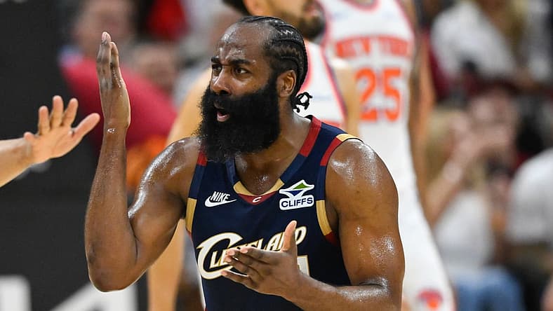 NBA: Playoffs-New York Knicks at Cleveland Cavaliers