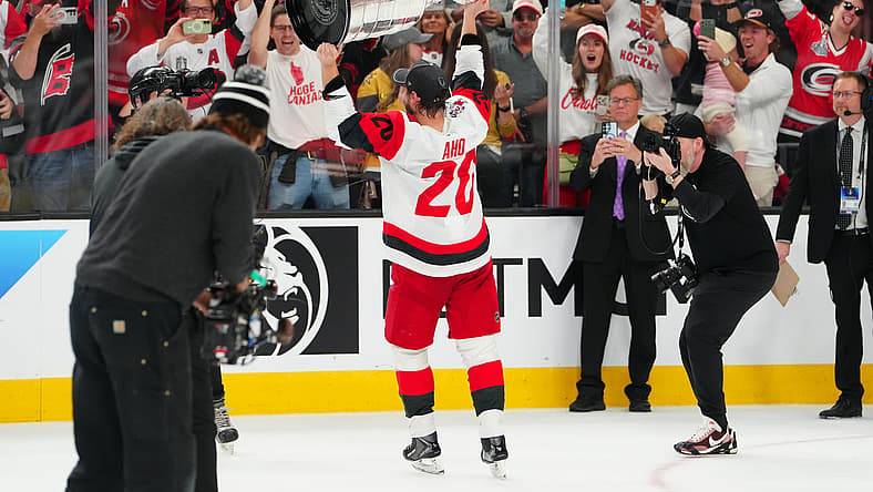 NHL: Stanley Cup Final-Carolina Hurricanes at Vegas Golden Knights