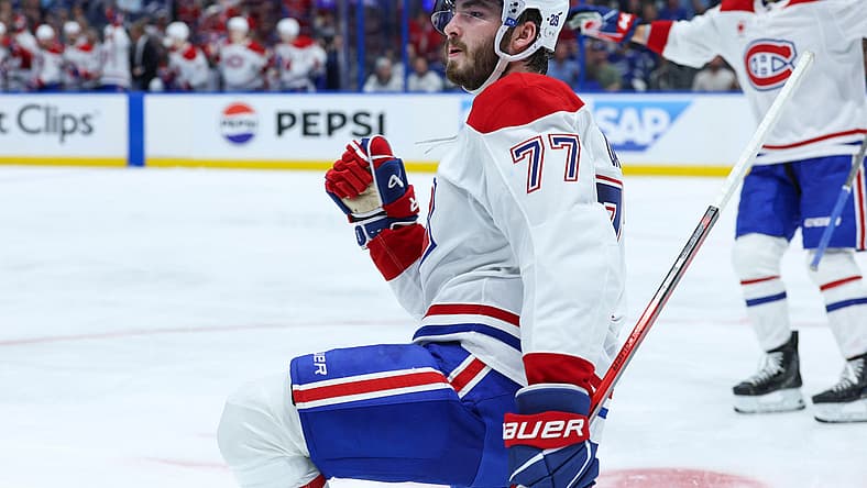 NHL: Stanley Cup Playoffs-Montreal Canadiens at Tampa Bay Lightning, Kirby Dach