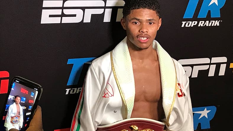 Shakur Stevenson beat Joet Gonzalez for the WBO world featherweight title Saturday night at the RSCVA convention center.Shakur