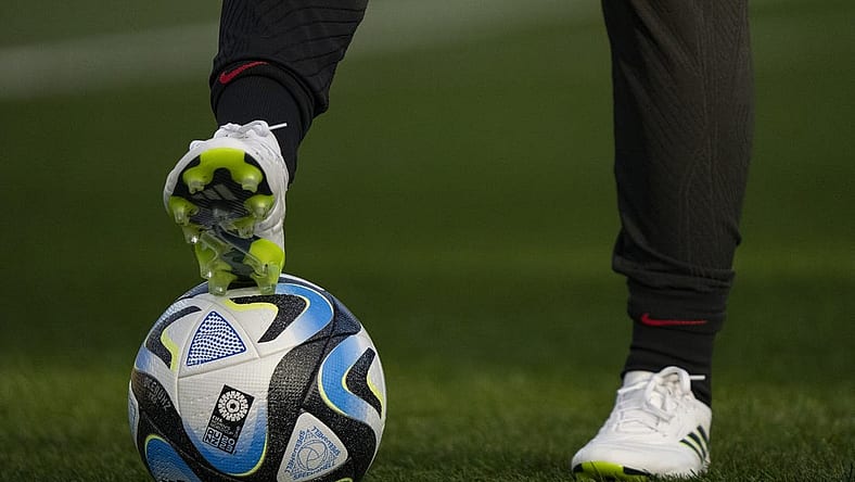 Jul 26, 2023; Wellington, NZL;  United States midfielder Andi Sullivan (17) stops a ball with her foot during a training session ahead of the team's match against the Netherlands in the 2023 FIFA Women's World Cup. Mandatory Credit: Jenna Watson-USA TODAY Sports