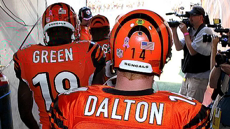 Bengals quarterback Andy Dalton and receiver A.J. Green