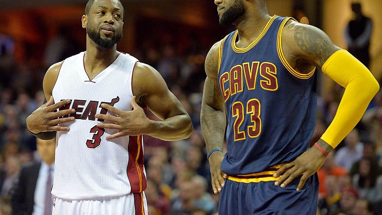 Dwyane Wade and LeBron James