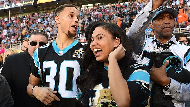 Stephen Curry and Ayesha Curry