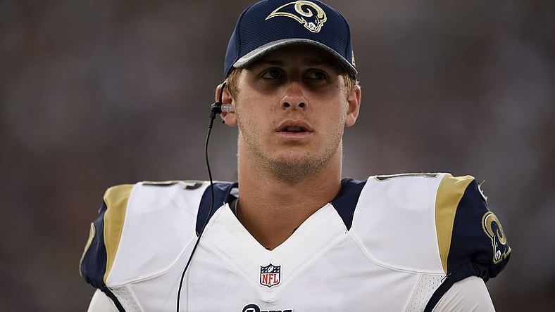The Rams won't consider Tony Romo, just a year after trading up for Jared Goff