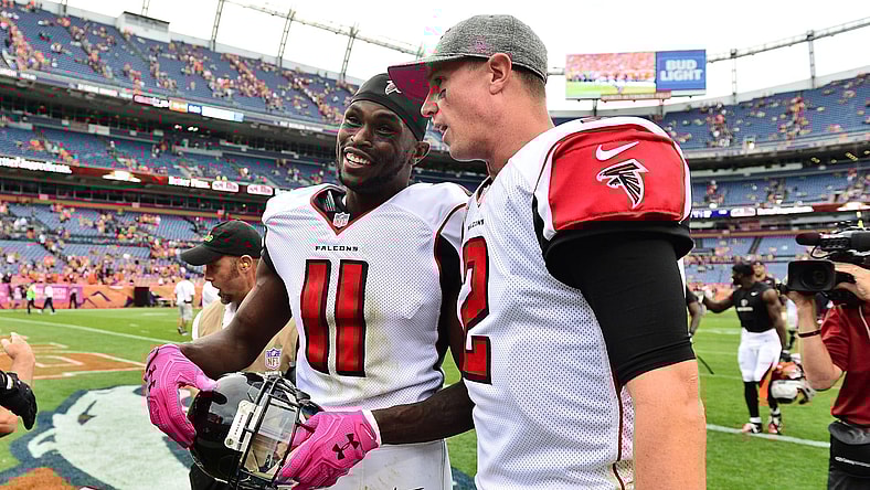 Julio Jones and Matt Ryan Atlanta Falcons
