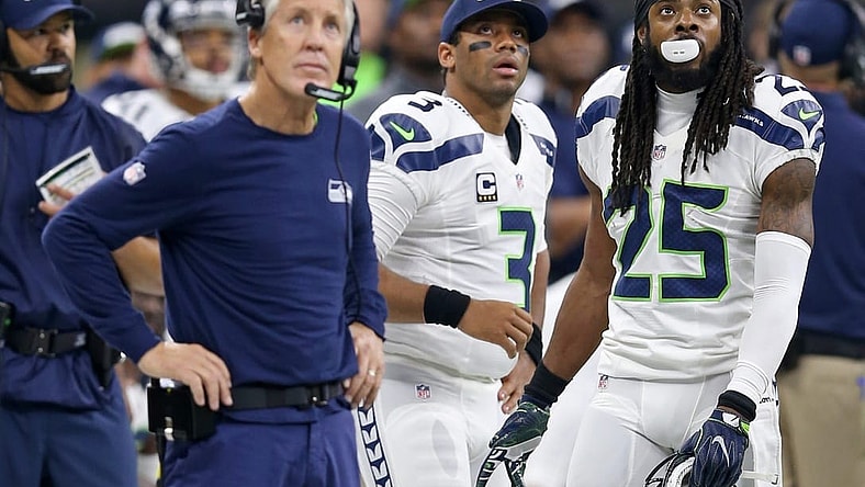 NFL OTAs Richard Sherman Seattle Seahawks Pete Carroll Russell Wilson Seahawks