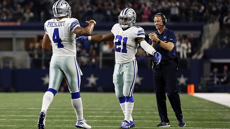 Dak Prescott Ezekiel Elliott Jason Garrett Dallas Cowboys