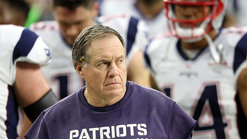 Bill Belechick at Super 51 for the New England Patriots