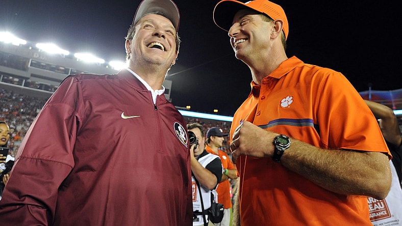Dabo Swinney, Jimbo Fisher, Florida State Seminoles, Clemson Tigers, 2017 college football schedule