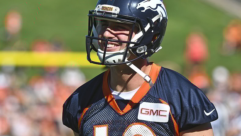 Denver Broncos quarterback Paxton Lynch