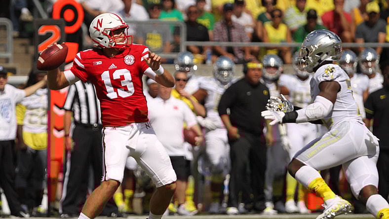 Nebraska quarterback Tanner Lee
