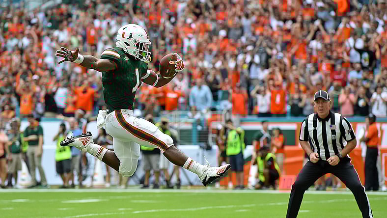 Miami running back Mark Walton
