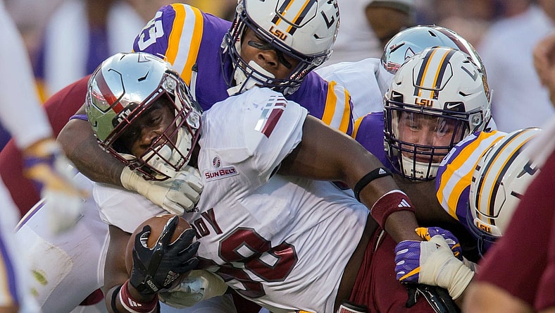 Troy running back Jordan Chunn helped the Trojans defeat LSU in stunning fashion during college football Week 5