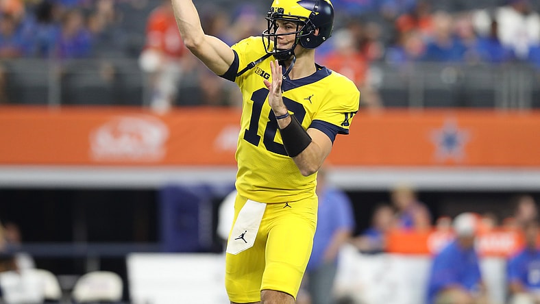 Michigan quarterback Brandon Peters