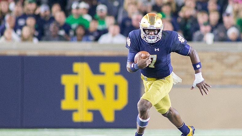 Notre Dame quarterback Brandon Wimbush is leading one of the top teams in college football