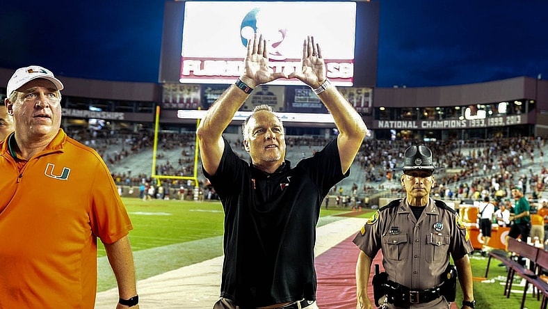 Miami Hurricanes head coach Mark Richt college football Week 11