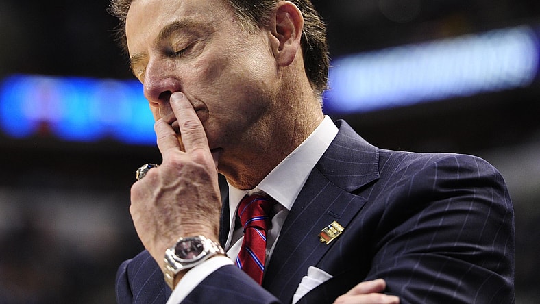 Louisville basketball coach Rick Pitino