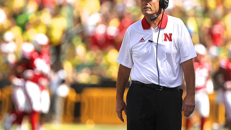 Nebraska head coach Mike Riley