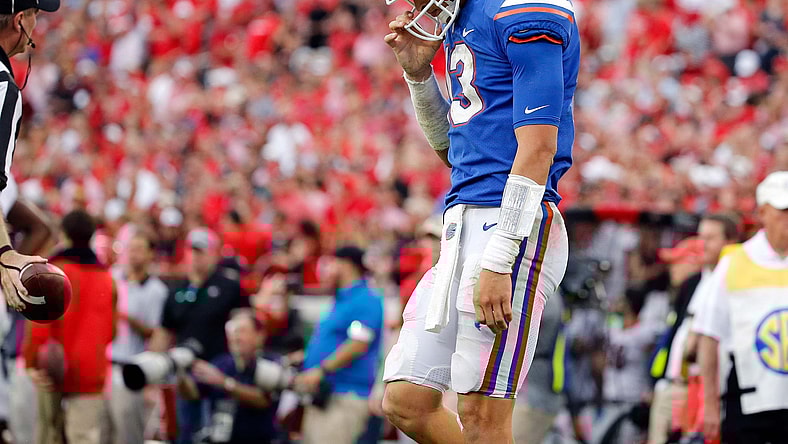 Florida quarterback Feleipe Franks