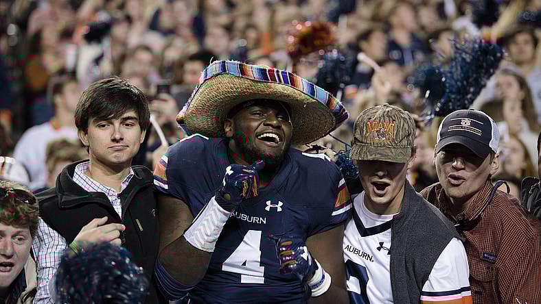 Auburn linebacker Jeff Holland in college football Week 11