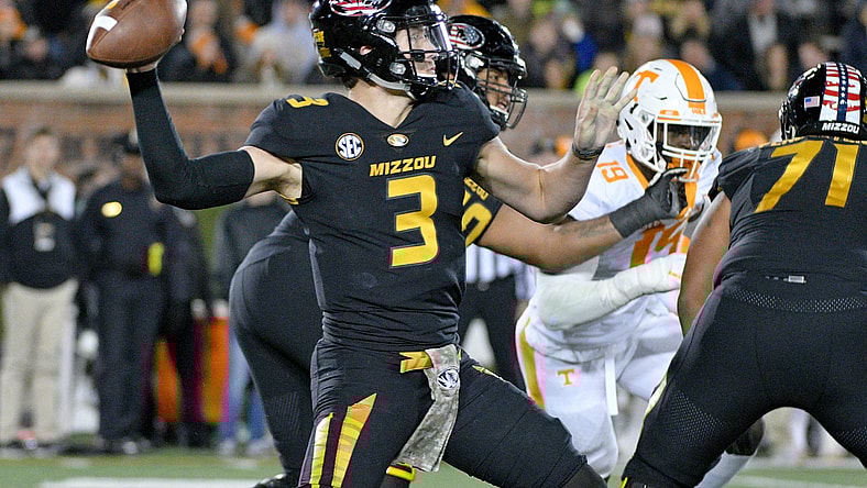 Missouri quarterback Drew Lock