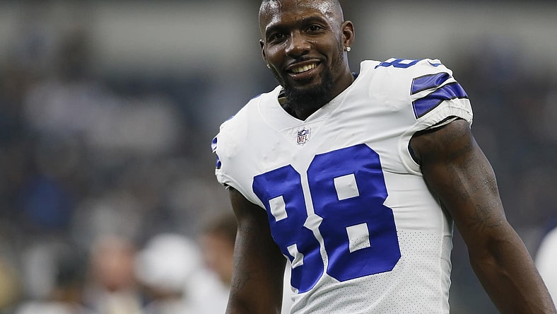 Cowboys WR Dez Bryant during NFL game Ravens