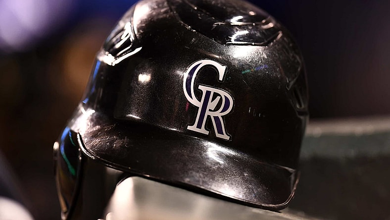 Colorado Rockies helmet